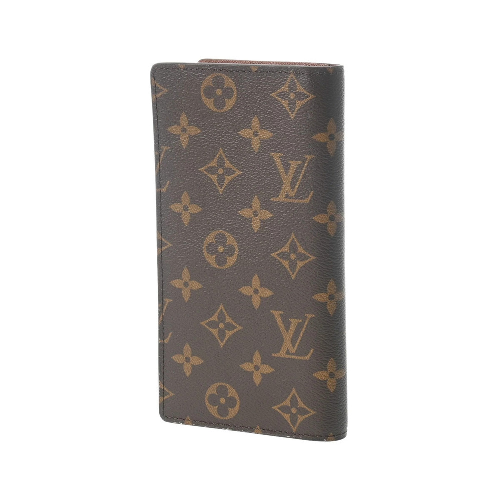 Louis Vuitton Wallet Long Monogram Brazza Portefeuille Brown Canvas - Picture 1 of 8